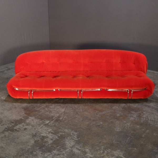 Cassina Soriana Three Seater Sofa and Ottoman by Afra & Tobia Scarpa @ REHAUS