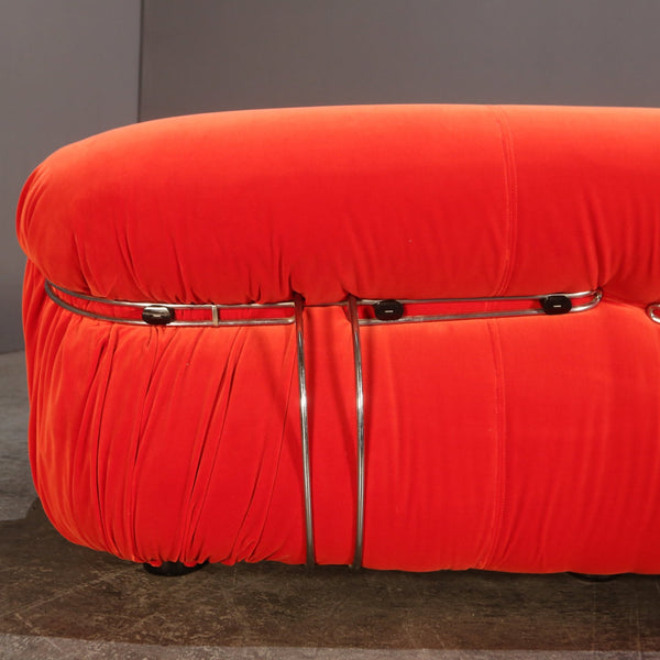 Cassina Soriana Three Seater Sofa and Ottoman by Afra & Tobia Scarpa @ REHAUS