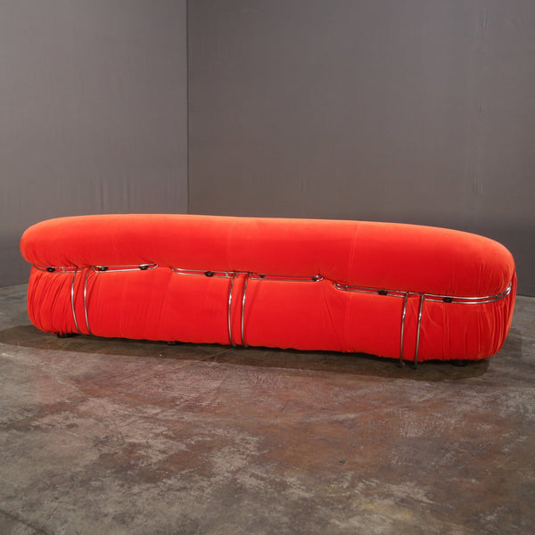 Cassina Soriana Three Seater Sofa and Ottoman by Afra & Tobia Scarpa @ REHAUS