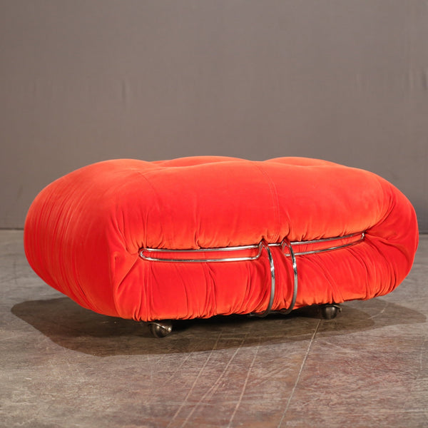 Cassina Soriana Three Seater Sofa and Ottoman by Afra & Tobia Scarpa @ REHAUS