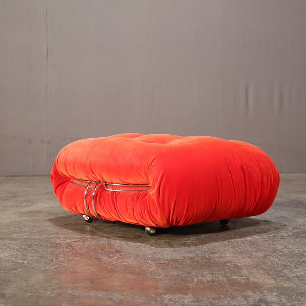 Cassina Soriana Three Seater Sofa and Ottoman by Afra & Tobia Scarpa @ REHAUS