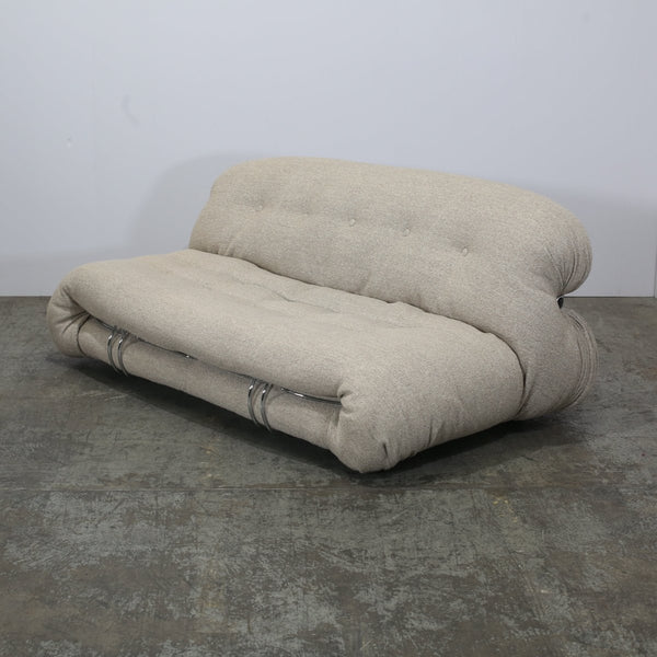 Cassina Soriana Two Seater Sofa and Ottoman by Afra & Tobia Scarpa @ REHAUS