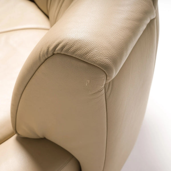De Sede by Hugo de Ruiter Beige Leather DS - 164/29 Sofa - REHAUS - Hugo de Ruiter