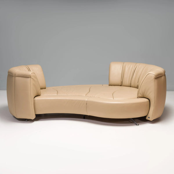 De Sede by Hugo de Ruiter Beige Leather DS - 164/29 Sofa - REHAUS - Hugo de Ruiter