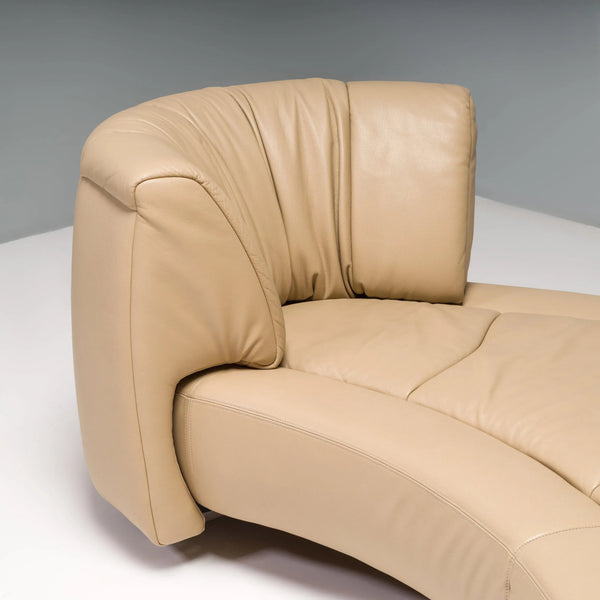 De Sede by Hugo de Ruiter Beige Leather DS - 164/29 Sofa - REHAUS - Hugo de Ruiter