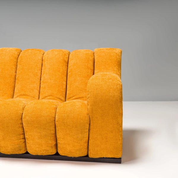 De Sede DS - 600 'Non - Stop' Snake Orange Fabric Infinity Sofa - REHAUS - U. Berger, Eleonora Peduzzi Riva, H. Ulrich and K. Vogt