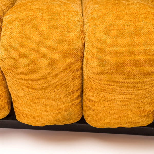 De Sede DS - 600 'Non - Stop' Snake Orange Fabric Infinity Sofa - REHAUS - U. Berger, Eleonora Peduzzi Riva, H. Ulrich and K. Vogt