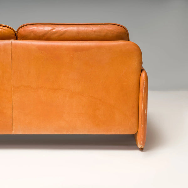 De Sede DS - 61 Cognac Leather Sofa, 1970s - REHAUS - De Sede