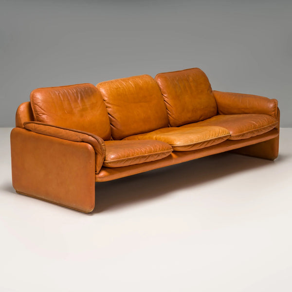 De Sede DS - 61 Cognac Leather Sofa, 1970s - REHAUS - De Sede