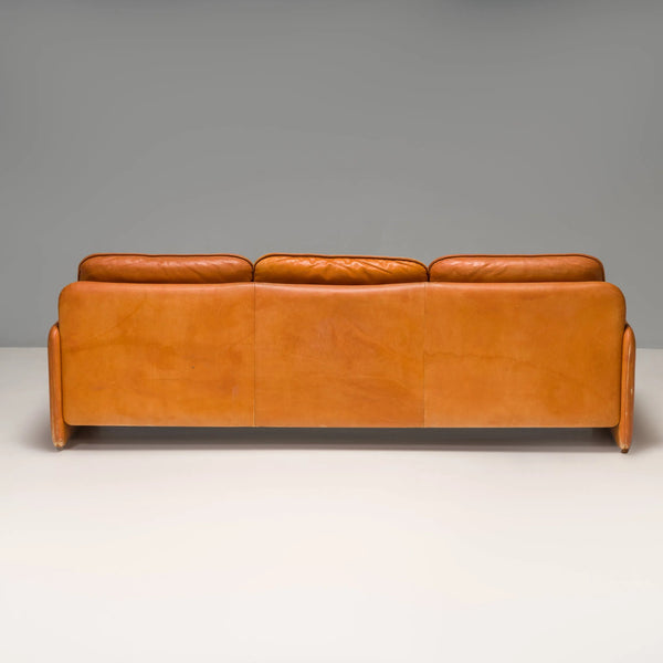 De Sede DS - 61 Cognac Leather Sofa, 1970s - REHAUS - De Sede
