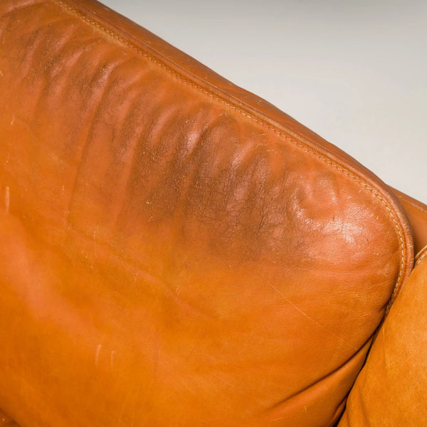 De Sede DS - 61 Cognac Leather Sofa, 1970s - REHAUS - De Sede