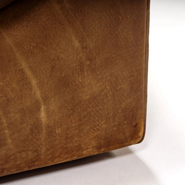 De Sede DS46 Brown Leather Sectional Sofa, 1970s, Set of 3 - REHAUS - De Sede