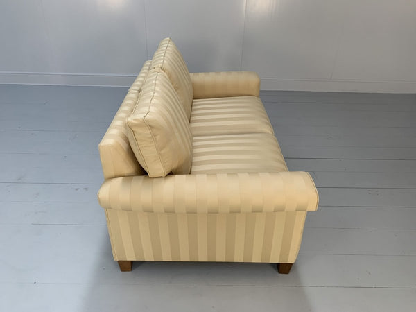 Duresta Gabrielle 2.5 - Seat Sofa - In Gold Stripe Fabric @ REHAUS