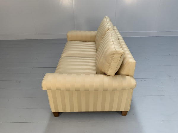 Duresta Gabrielle 2.5 - Seat Sofa - In Gold Stripe Fabric @ REHAUS