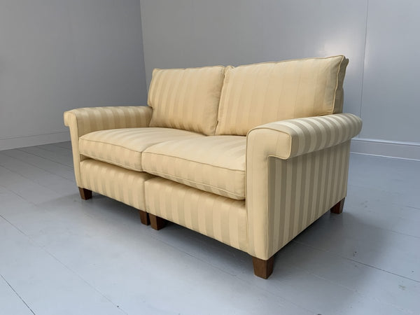 Duresta Gabrielle 2.5 - Seat Sofa - In Gold Stripe Fabric @ REHAUS