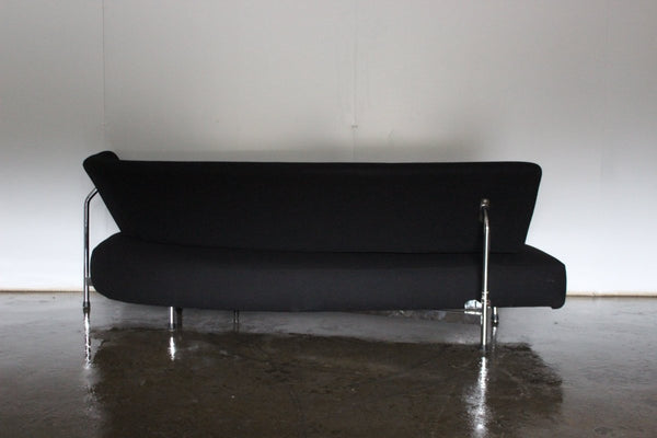 Edra Shark Sofa Chaise - In Jet Black Wool @ REHAUS