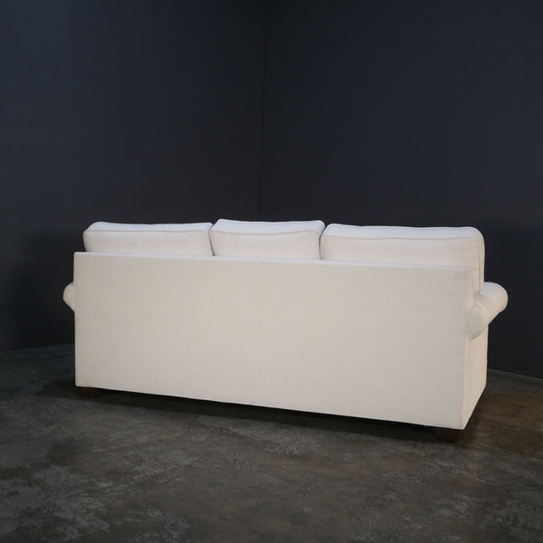 Ethan Allen Bennett Roll Arm Sleeper Sofa & Ottoman @ REHAUS