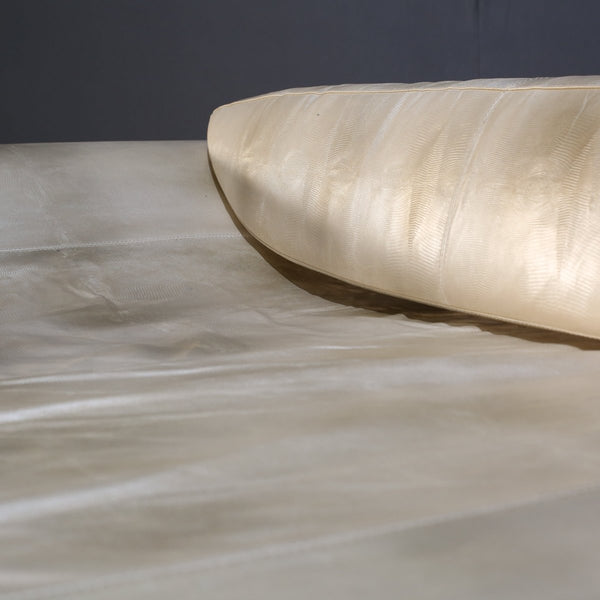 Fendi Casa White Iguana Leather Eros Sofa @ REHAUS