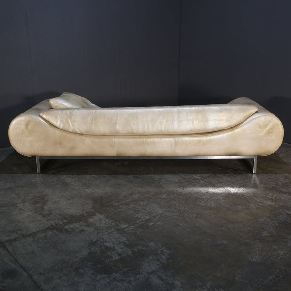 Fendi Casa White Iguana Leather Eros Sofa @ REHAUS