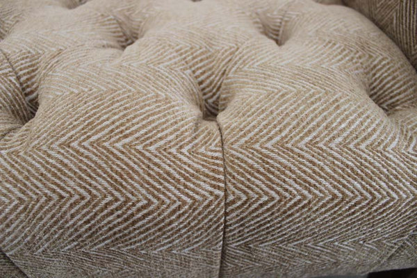 Flare - Arm Deep - Buttoned Bench - Seat in Zoffany Fabric, Handmade by George Smith Craftsmen @ REHAUS