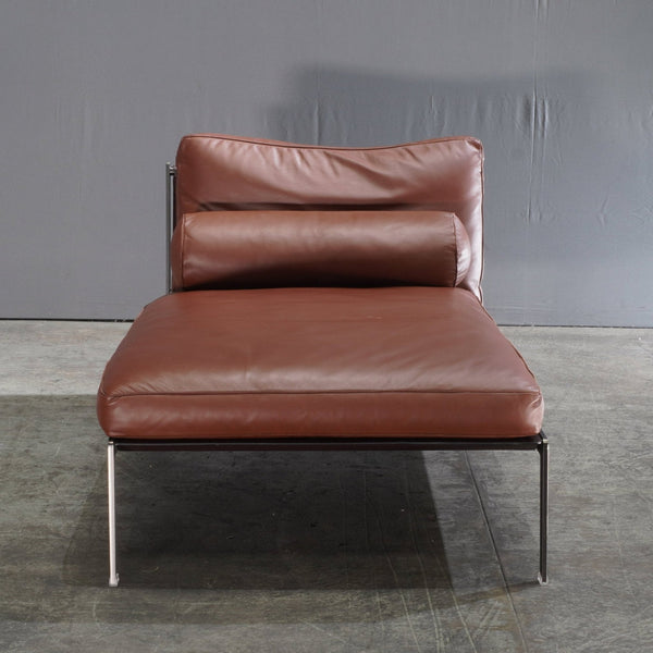 Flexform Happy Chaise Lounge in Leather by Antonio Citterio - REHAUS - Flexform