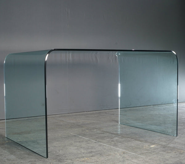 Green Apple Pure Glass Arc Desk @ REHAUS