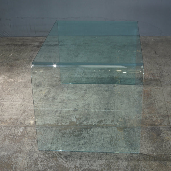 Green Apple Pure Glass Arc Desk @ REHAUS