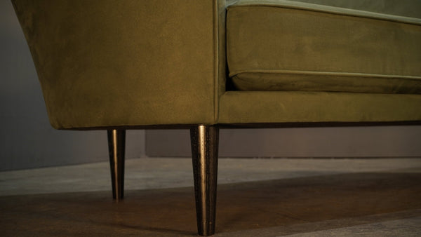 Gubi Olsen Grand Piano Green Velvet Sofa @ REHAUS