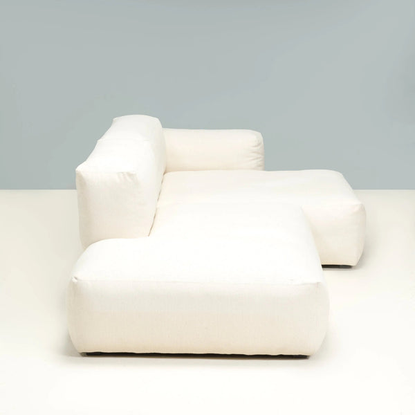 HAY Mags Soft Low Cream Fabric Modular Corner Sofa - REHAUS - HAY