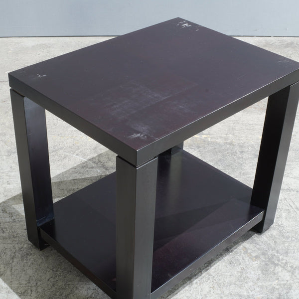 HC Black Wooden Side Table @ REHAUS