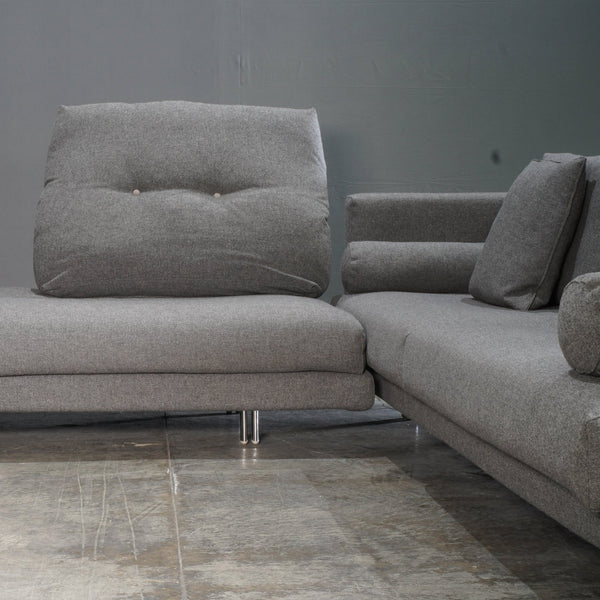 Il Loft Mercury Line Modular Grey Sofa by Giorgio Saporiti @ REHAUS
