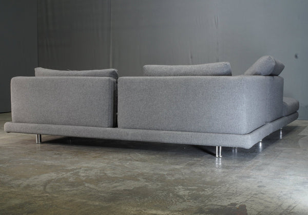 Il Loft Mercury Line Modular Grey Sofa by Giorgio Saporiti @ REHAUS