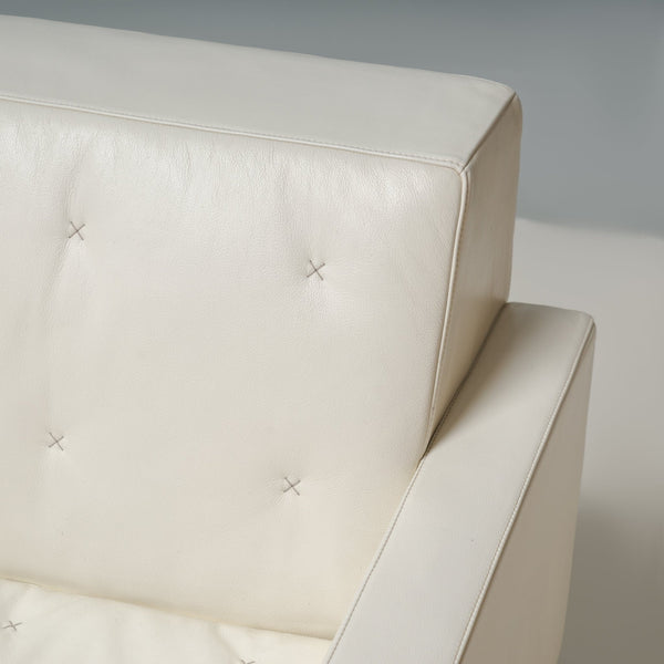 Jean - Marie Massaud for Poltrona Frau Cream Leather Kennedee Sofa - REHAUS - Jean - Marie Massaud