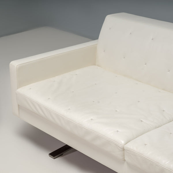 Jean - Marie Massaud for Poltrona Frau Cream Leather Kennedee Sofa - REHAUS - Jean - Marie Massaud