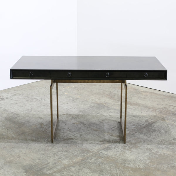 Julian Chichester Cortes Black Vellum Desk @ REHAUS