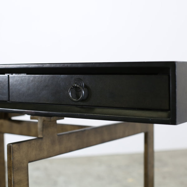 Julian Chichester Cortes Black Vellum Desk @ REHAUS