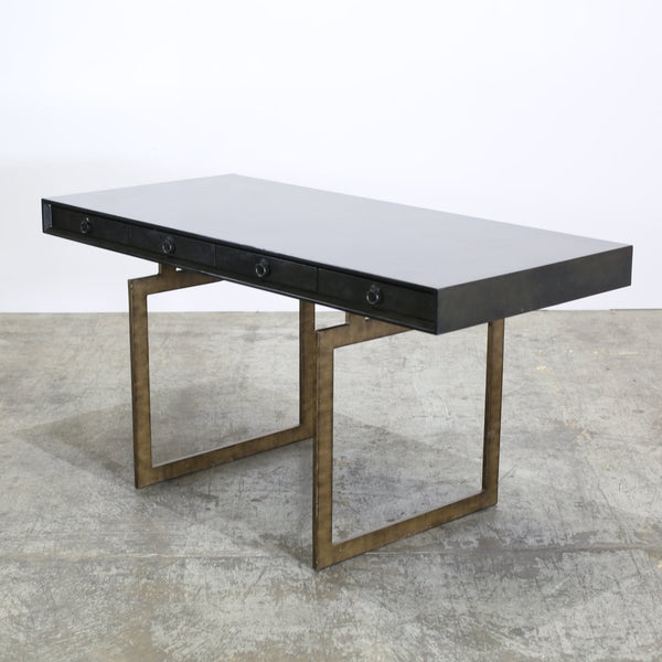 Julian Chichester Cortes Black Vellum Desk @ REHAUS