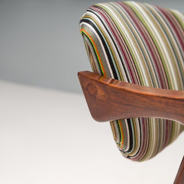 Kai Kristiansen Rosewood No 42 Chairs with Paul Smith upholstery, Set of 2 - REHAUS - Kai Kristiansen