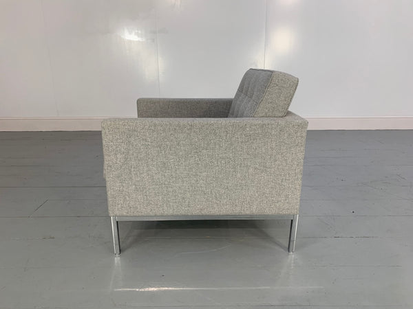 Knoll Studio Florence Knoll Lounge Chair Armchair - In Grey Wool @ REHAUS
