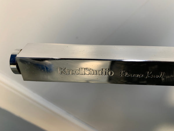 Knoll Studio Florence Knoll Lounge Chair Armchair - In Sabrina Brown Leather @ REHAUS