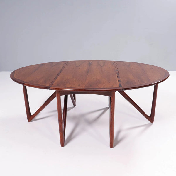 Kurt Østervig for Jason Möbler Rosewood Drop - Leaf Dining Table, 1960s - REHAUS - Kurt Østervig