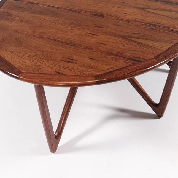 Kurt Østervig for Jason Möbler Rosewood Drop - Leaf Dining Table, 1960s - REHAUS - Kurt Østervig