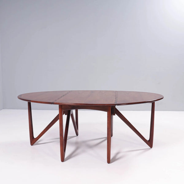 Kurt Østervig for Jason Möbler Rosewood Drop - Leaf Dining Table, 1960s - REHAUS - Kurt Østervig