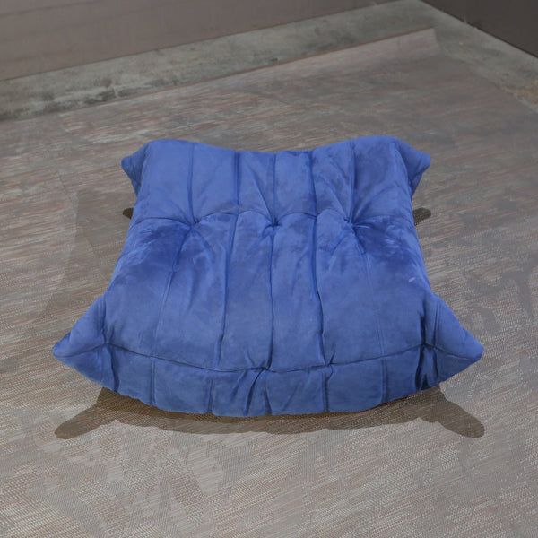Ligne Roset Blue Togo Footstool by Michel Ducaroy @ REHAUS