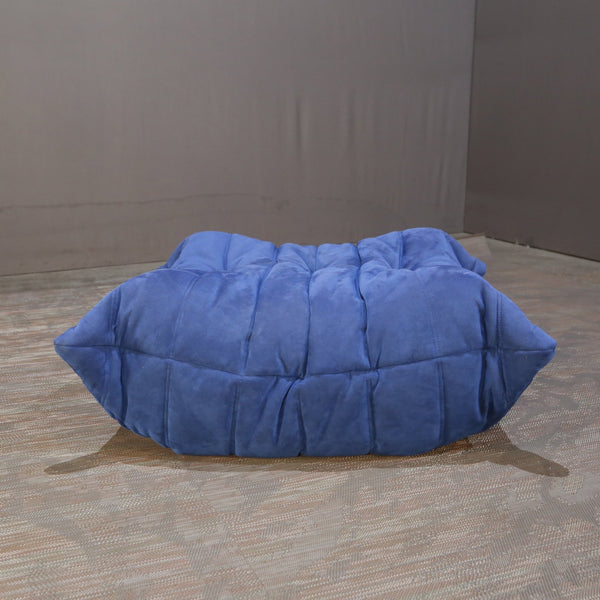 Ligne Roset Blue Togo Footstool by Michel Ducaroy @ REHAUS