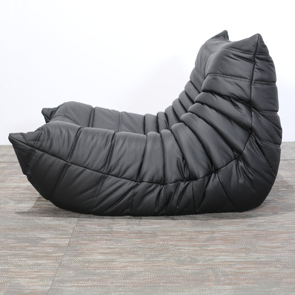 Ligne Roset by Michel Ducaroy Black Leather Togo Sofa, Set of Five @ REHAUS