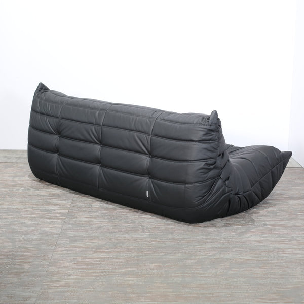 Ligne Roset by Michel Ducaroy Black Leather Togo Sofa, Set of Five @ REHAUS