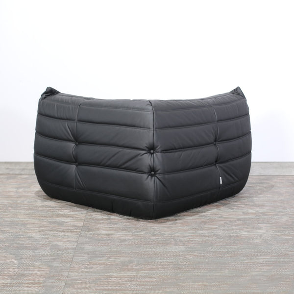Ligne Roset by Michel Ducaroy Black Leather Togo Sofa, Set of Five @ REHAUS