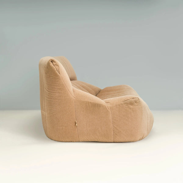 Ligne Roset by Michel Ducaroy Brown Fabric Aralia Sofa - REHAUS - Michel Ducaroy