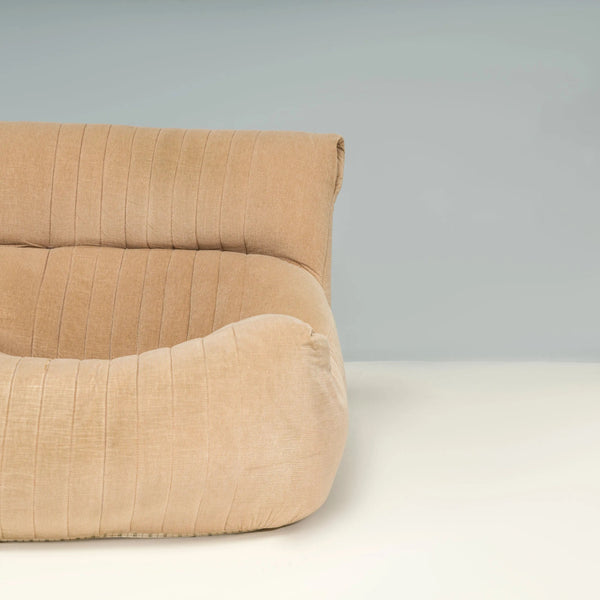 Ligne Roset by Michel Ducaroy Brown Fabric Aralia Sofa - REHAUS - Michel Ducaroy